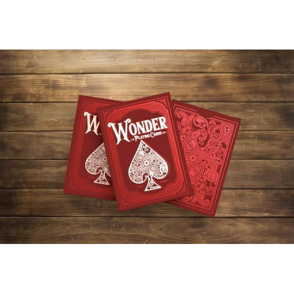 Wonder Standard Playing Cards - Scarlet Edition by Chris Hage