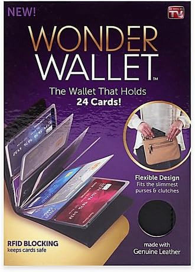 ◇you a use◇ Wonder wallet Black(fullup) Gold/Silver Wonder Wallet by Wonder Wallet Wallet, Black - Walmart.com