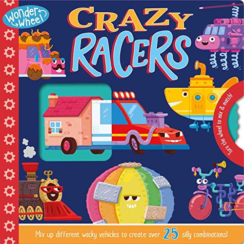 Pre-Owned Wonder Wheel Crazy Racers: Mix and Match Board Book (Board book) 180022818X 9781800228184