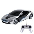 thumbnail image 1 of Wonder Wheels 1:24 RC Remote Control BMW i8 Concept RC Remote Control Sports Car - Silver, 1 of 4
