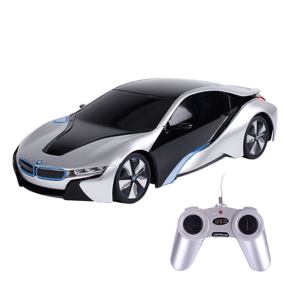 Wonder Wheels 1:24 RC Remote Control BMW i8 Concept RC Remote Control Sports Car - Silver