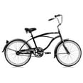 thumbnail image 1 of Wonder Wheels 20 Ft. Beach Cruiser Coaster Brake Single Speed Bicycle, Bike, Stainless Steel Spokes One Piece Crank Alloy Rims 36 H - Black, 1 of 7