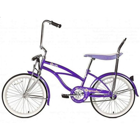 Wonder Wheels Kids 20" Cruiser Bike, Alloy Purple