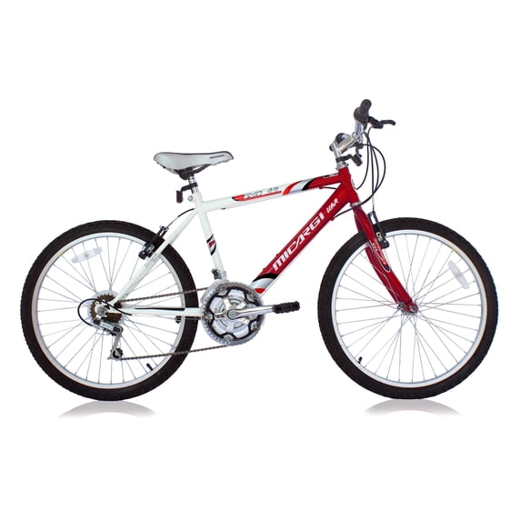 Wonder Wheels 24 In. Mtb 18 Speed Bicycle, Bike, Steel Frame Alloy Rims ...