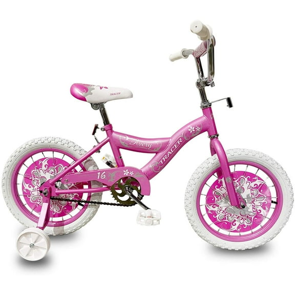 Wonder Wheels Avery Tracer 16" Kids BMX Bikes, Pink