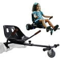 thumbnail image 1 of Wonder Wheels Hover Kart Go Kart Adjustable Seat Attachment for 6.5" Hover-Rider Buggy - Black, 1 of 8