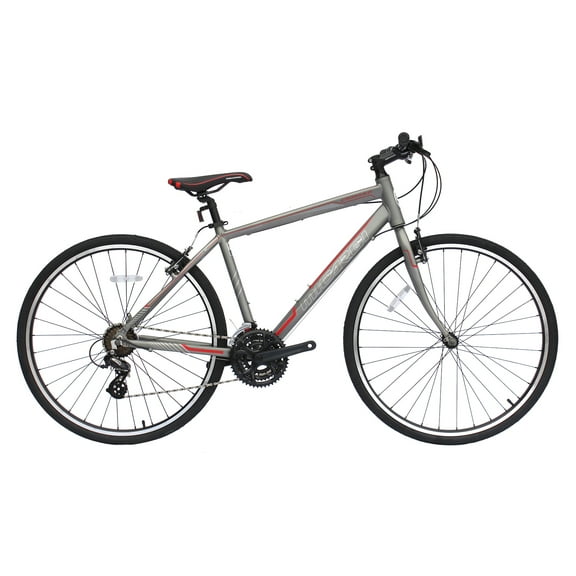 Wonder Wheels Hybrid 8 Speed Bicycle, Mountain Bike, Front Derailleur: Shimano Tourney Fd-Ty510 Rear Derailleur: Shimano Altus Rd-M310-Sgs 8 Speed Bicycle, Bike - Gray