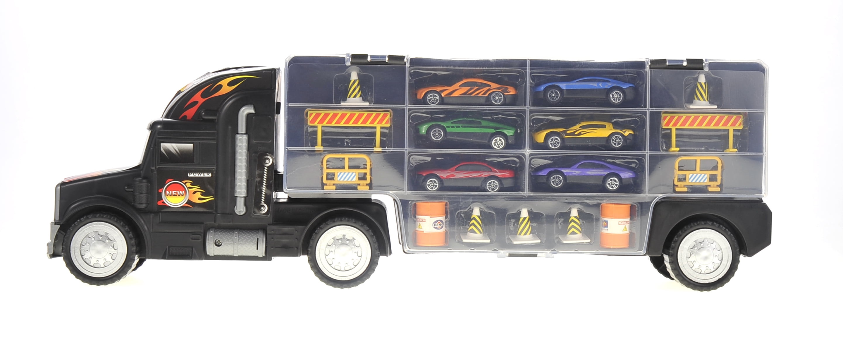 Wonder Wheels Transport Car Carrier Truck - Black