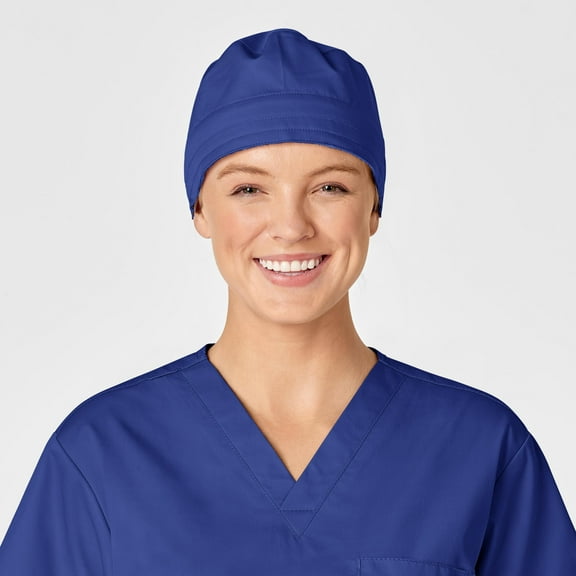 Wink WonderWORK Unisex Tie Back Scrub Cap, Galaxy Blue, OS Womens