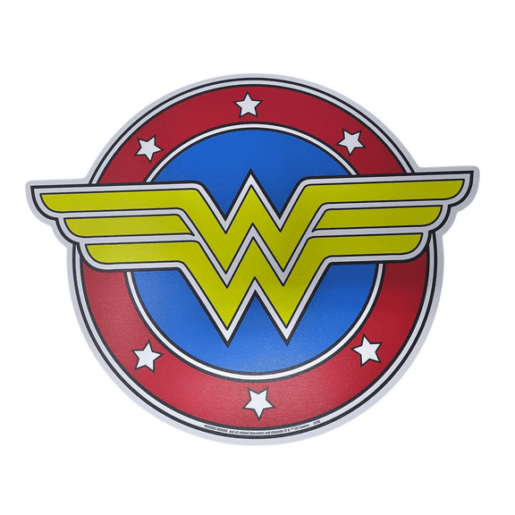 Wonder Woman 12X9.5in Wooden Wall Sign