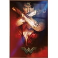 thumbnail image 1 of Wonder Woman 1984 - Framed Movie Poster (Crossed Arms - Bracelets) (Size: 24" X 36") (Shiny Copper Aluminum Frame), 1 of 6