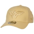 thumbnail image 1 of Wonder Woman 1984 Movie Gold Symbol on Gold Armor New Era 39Thirty Fitted Hat-Small/Medium, 1 of 4