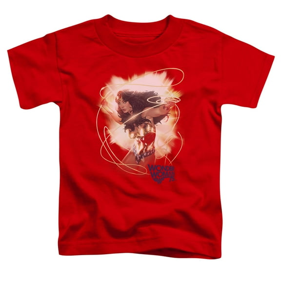 Wonder Woman - 75Th Burst - Toddler Short Sleeve Shirt - 3T