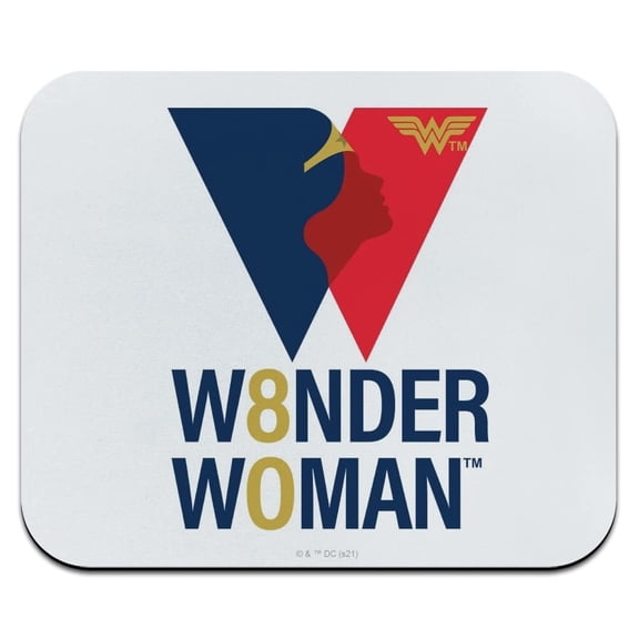 Wonder Woman 80th Logo Low Profile Thin Mouse Pad Mousepad