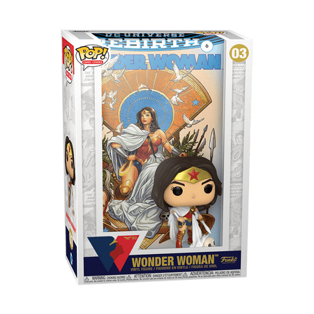Funko Pop! Vinyl Comic Cover: Wonder Woman 80th Anniversary - Wonder Woman Rebirth Vinyl Figure