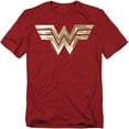 thumbnail image 1 of Wonder Woman 84 T-Shirt Golden Logo Unisex Graphic Tee For Men & Women, 1 of 7