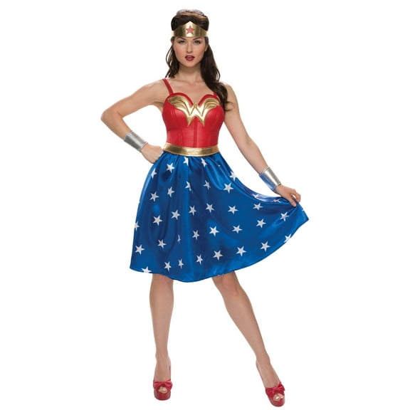DC Comics Classic Wonder Woman Costume for Adults by Rubies, Women's Medium