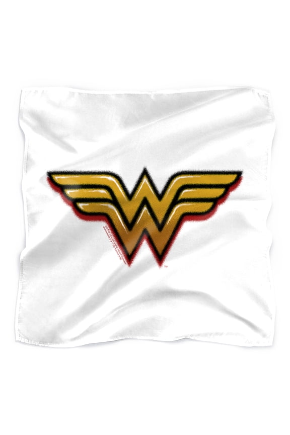 Wonder Woman Airbrush Logo Bandana (21 in x 21 in)