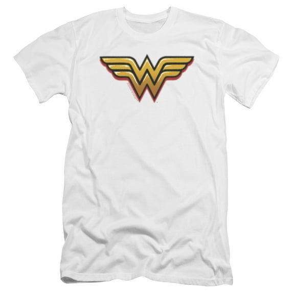 Wonder Woman - Airbrush Ww - Premium Slim Fit Short Sleeve Shirt - XX-Large