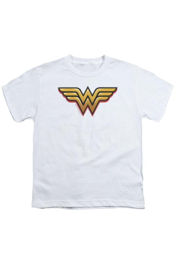 Wonder Woman - Airbrush Ww - Youth Short Sleeve Shirt - Small