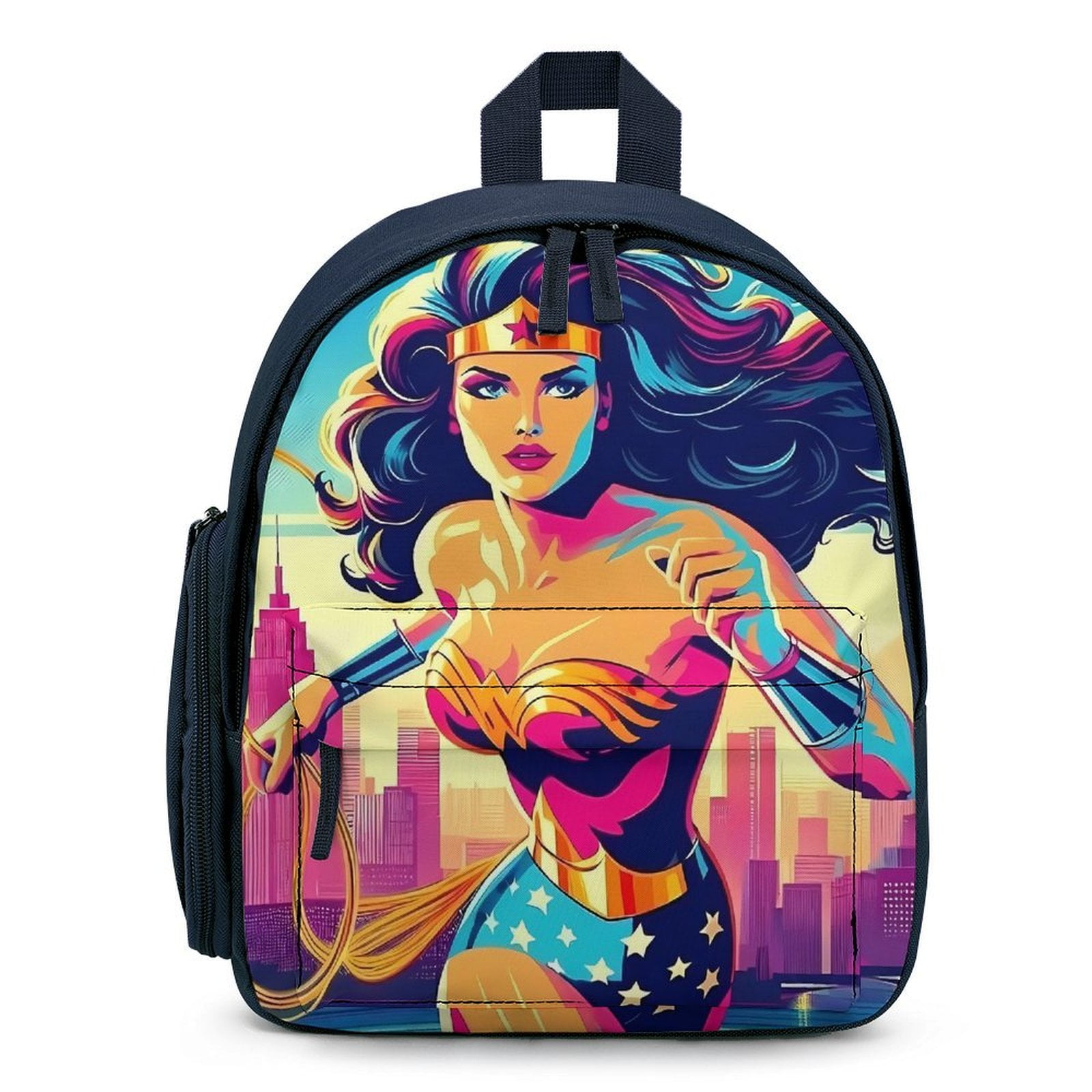 Wonder-Woman Backpack Bag, Large Capacity Daypack Lightweight