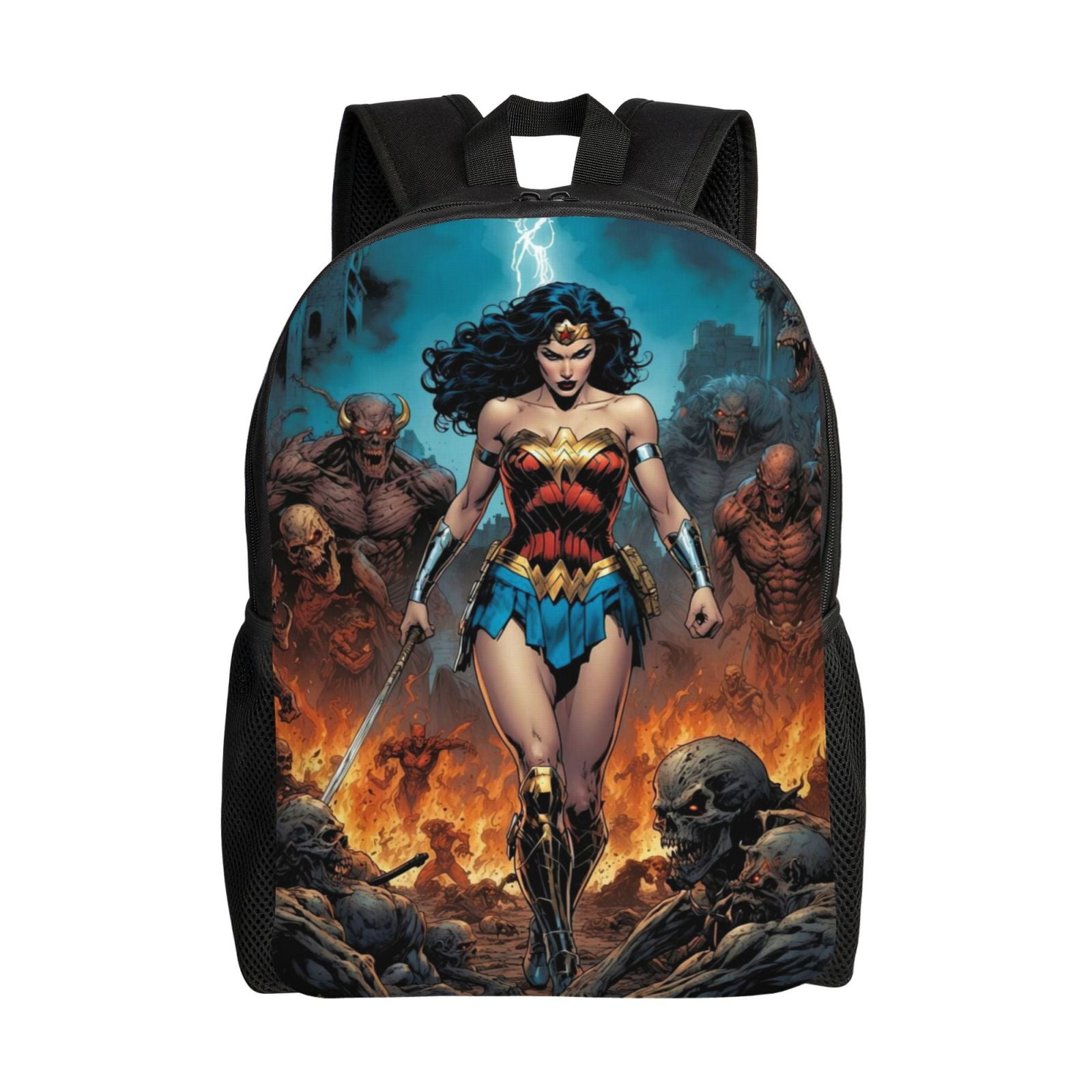 Wonder Woman Backpack Large Capacity Laptop Backpack for Travel