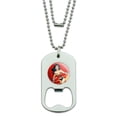 thumbnail image 1 of Wonder Woman Character Military Dog Tag Bottle Opener Pendant, 1 of 4