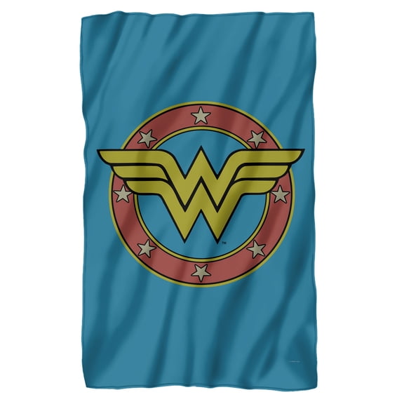 Wonder Woman Circle W Fleece Blanket 36' x 58'