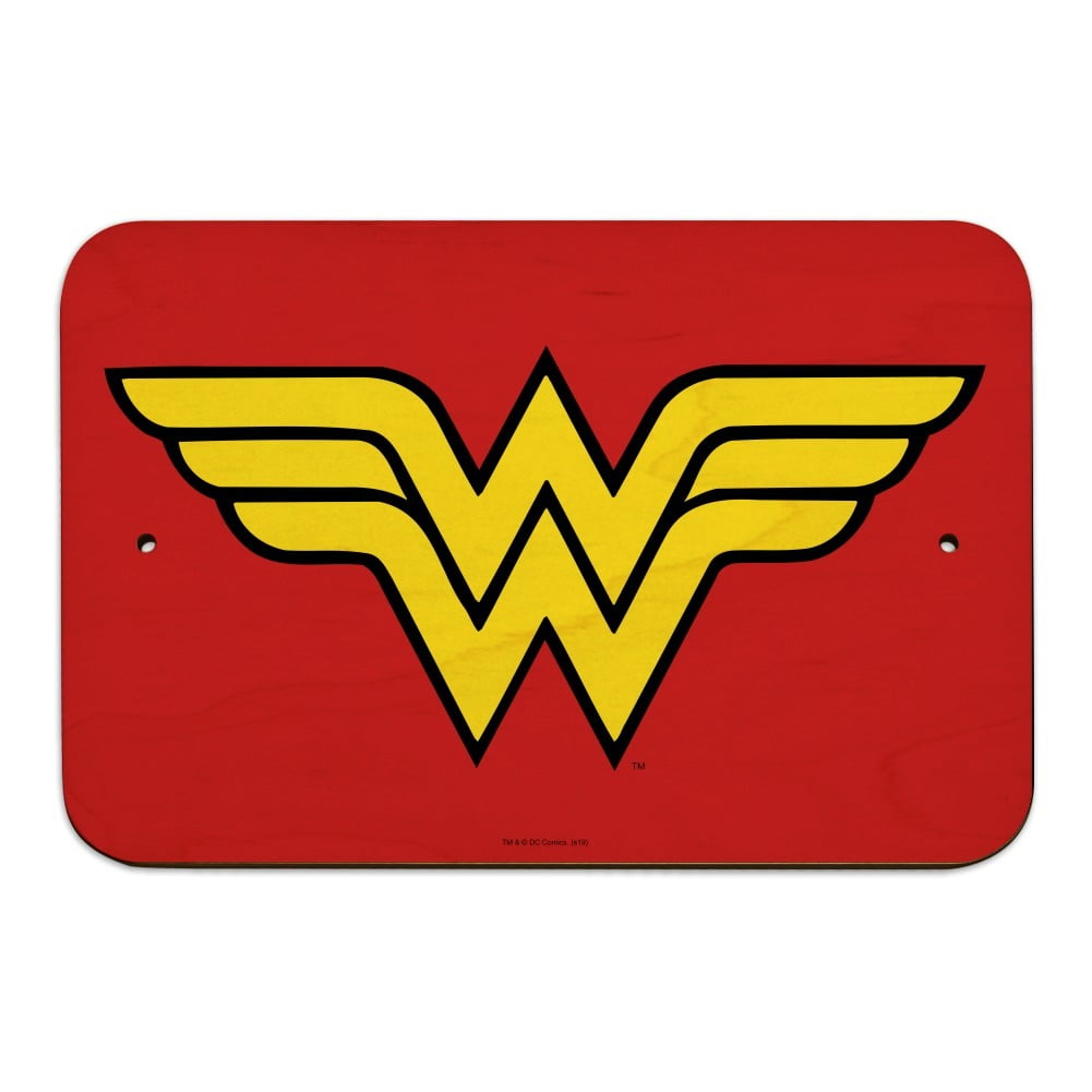 Wonder Woman Classic Logo Home Business Office Sign - Walmart.com