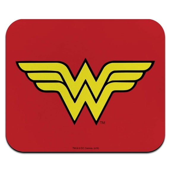 Wonder Woman Classic Logo Low Profile Thin Mouse Pad Mousepad