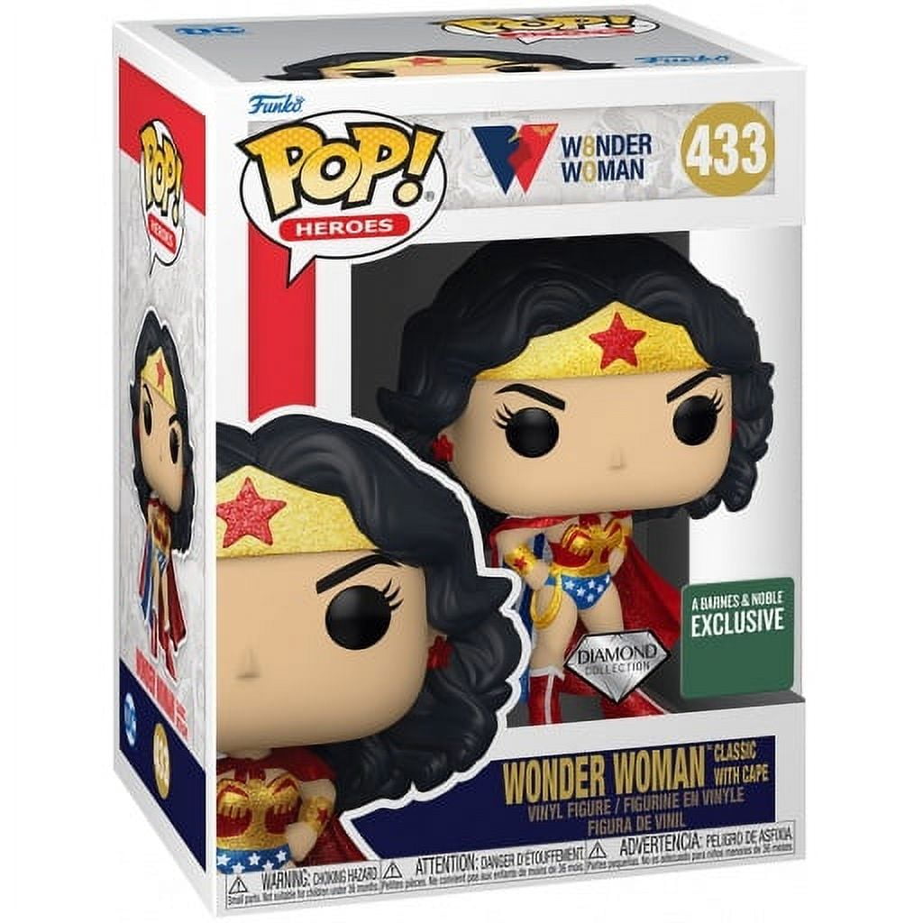 Wonder Woman Classic with Cape Diamond Exclusive Funko Pop! #433