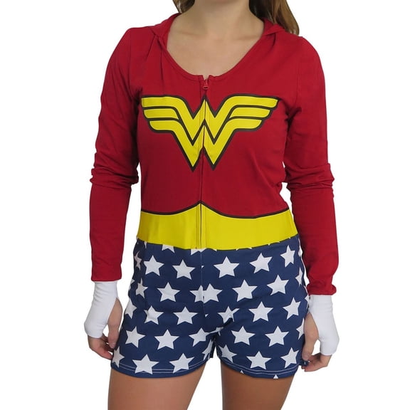 Wonder Woman Cosplay Women's Romper-Medium