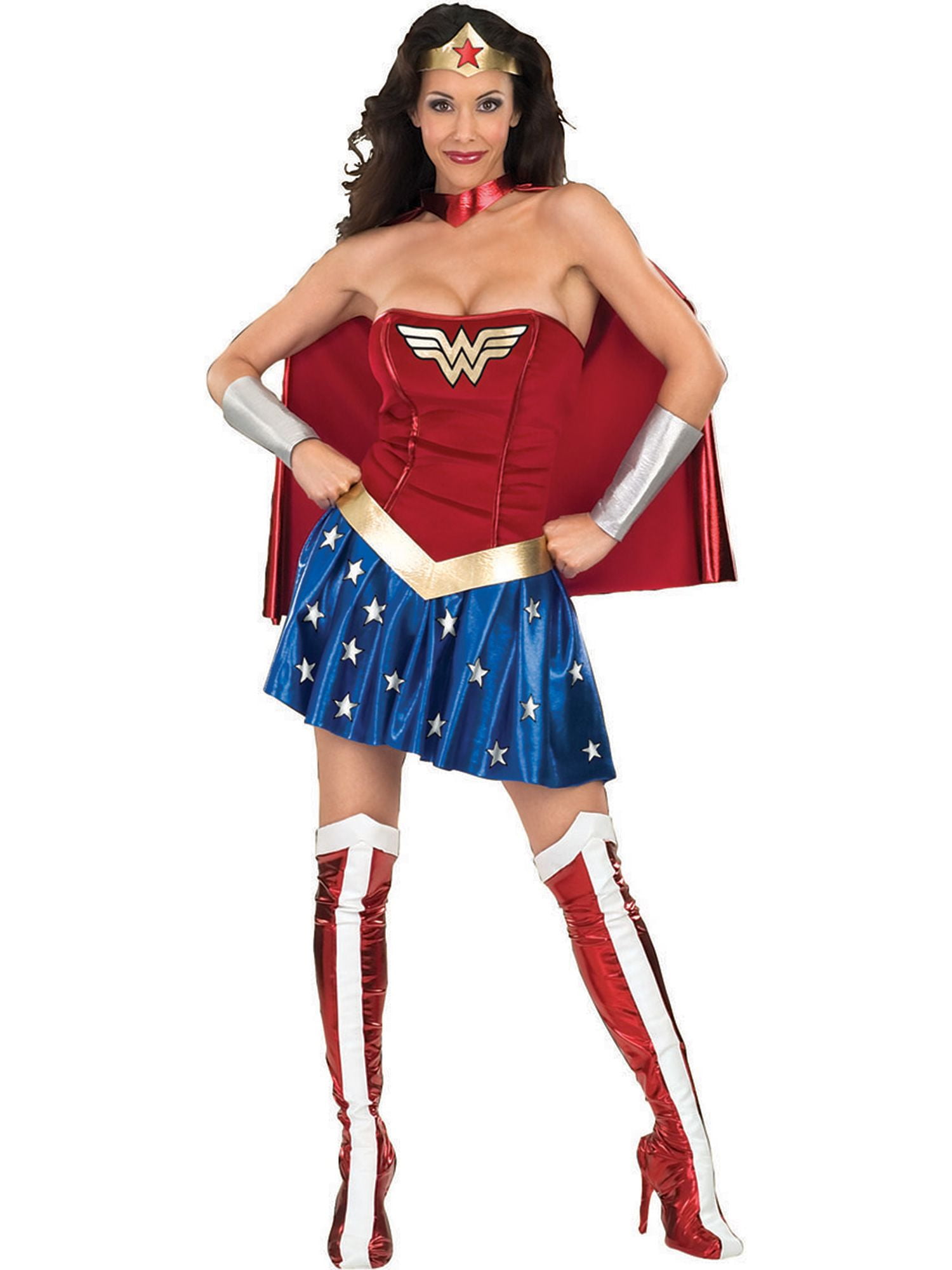 Wonder Woman Adult Long-Sleeved Dress