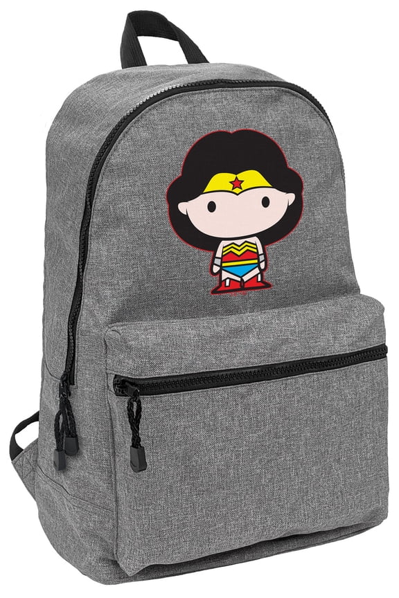 Wonder Woman Cute Chibi Character Lightweight Backpack for Work School Daily Use Packable for Travel