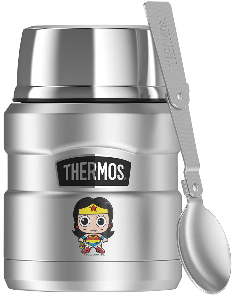  Wonder Woman Character, THERMOS STAINLESS KING Stainless Steel  Drink Bottle, Vacuum insulated & Double Wall, 24oz: Home & Kitchen