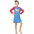 thumbnail image 1 of Wonder Woman DC Comics Logo Ragalan Pajama Nightgown, 1 of 3