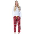 thumbnail image 1 of Wonder Woman DC Comics Red AOP Womens Sleep Pajama Pants-L, 1 of 3