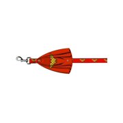 Wonder Woman DC Comics Superhero Red And Yellow Repeating Logo Dog Leash Cape