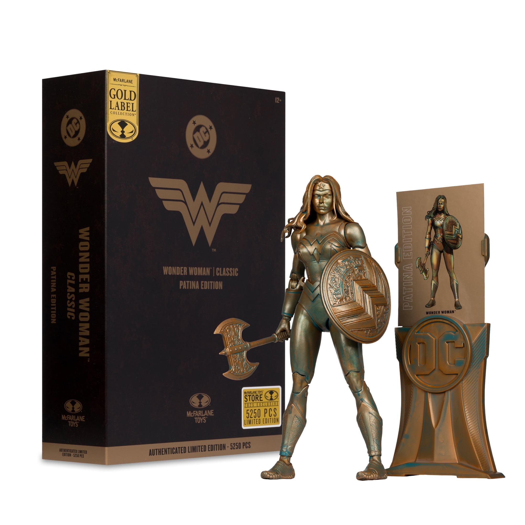Wonder Woman (DC Multiverse: Classic) Patina Edition Gold Label 7" Action Figure - McFarlane Toys