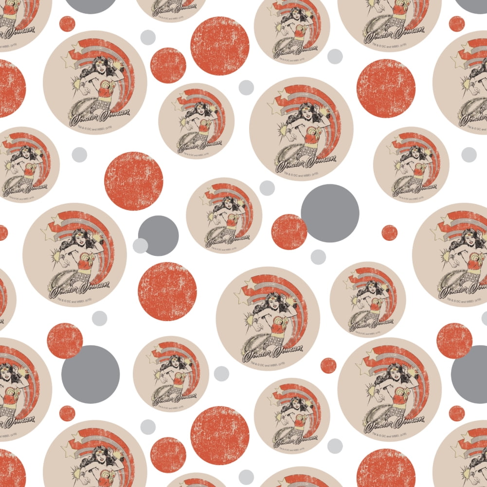 GRAPHICS AND MORE Wonder Woman Deflecting with Bracelets Premium Gift Wrap Wrapping Paper Roll