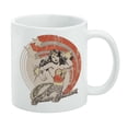 thumbnail image 1 of Wonder Woman Deflecting with Bracelets White Mug, 1 of 5