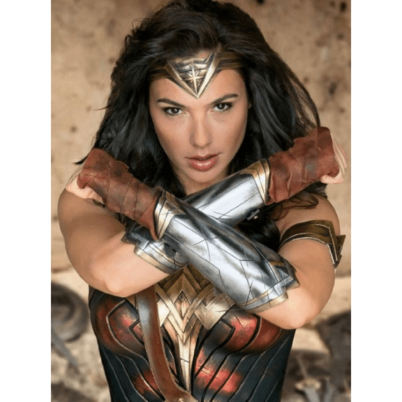 Wonder Woman Diamond Art Painting Kit - For Beginners Full Diamond Diamond Dot Painting, Round 5D Diamond Painting Picture Gemstone DIY Adult Crafts 12x16inch