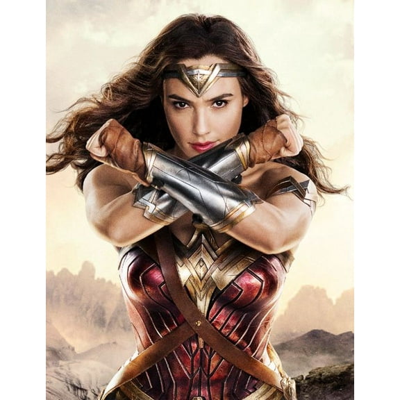 Wonder Woman Diamond Art Painting Kits - Full Drill Diamond Dots Paintings for Beginners, Round 5D Paint with Diamonds Pictures Gem DIY Adult Crafts 12x16inch