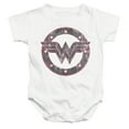 thumbnail image 1 of Wonder Woman Emblem 2 Unisex Infant Snap Suit for Baby (18 Months) White, 1 of 4