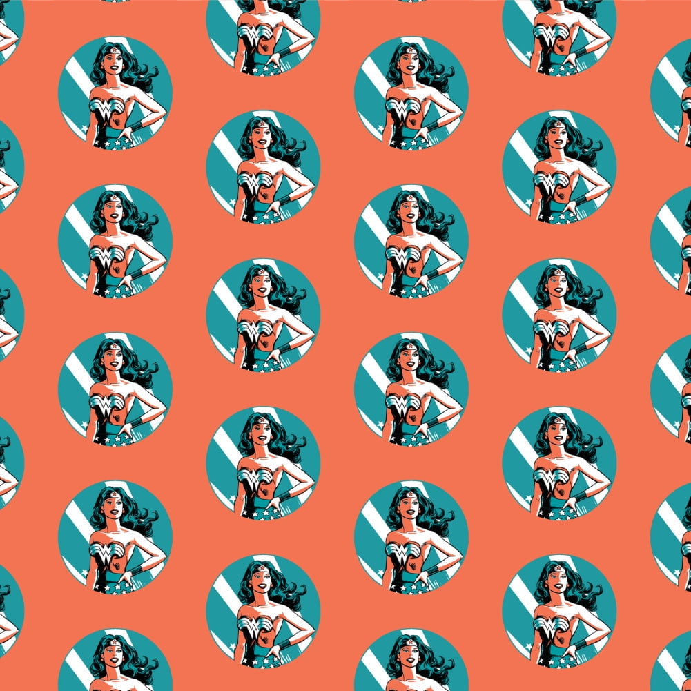 GRAPHICS AND MORE Wonder Woman Flashing Lights Premium Roll Gift Wrap Wrapping Paper