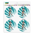 thumbnail image 1 of Wonder Woman Flashing Lights Refrigerator Fridge Locker Vinyl Circle Magnet Set, 1 of 5