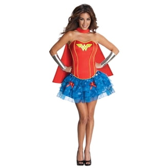 Wonder Woman Cheeky Booty Shorts – Women’s DC Comics Costume, Rave, Cosplay, Pole Wear