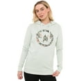 thumbnail image 1 of Wonder Woman Floral Wonder Woman Logo Women's Hoodie, 1 of 6