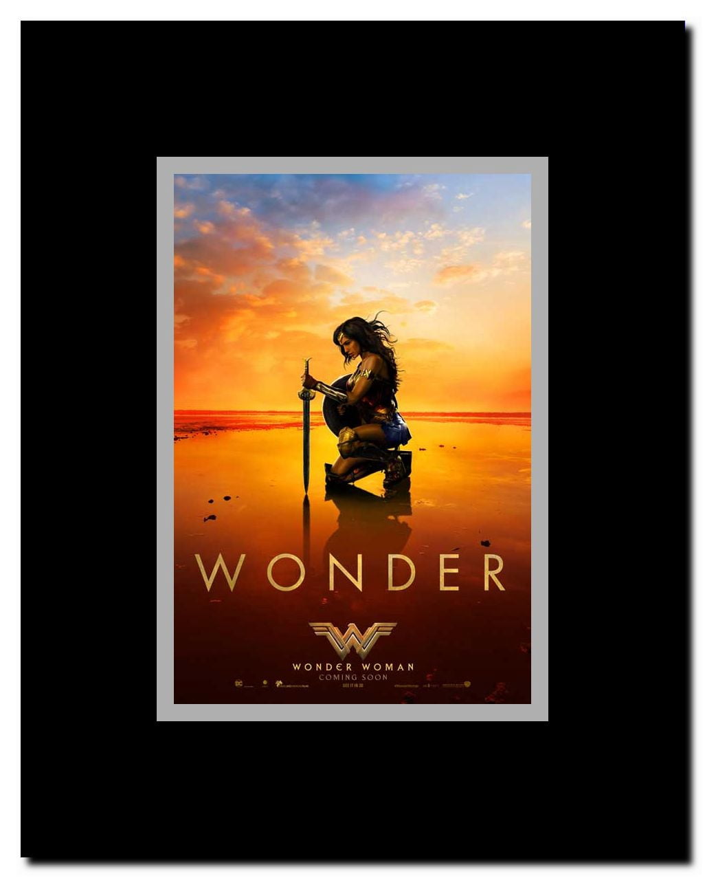 Wonder Woman Framed Movie Poster