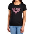 thumbnail image 1 of Wonder Woman Girl Power Pink Women's T Shirt, Black, 2X-Large, 1 of 4